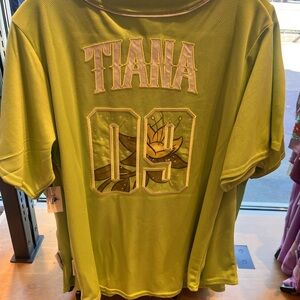 DisneyWorld Princess Tiana Baseball Jersey NWT